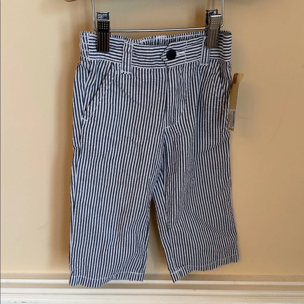 Cherokee Boys Blue White Striped Seersucker Suit Set‎ -12 MONTHS- Easter Wedding
